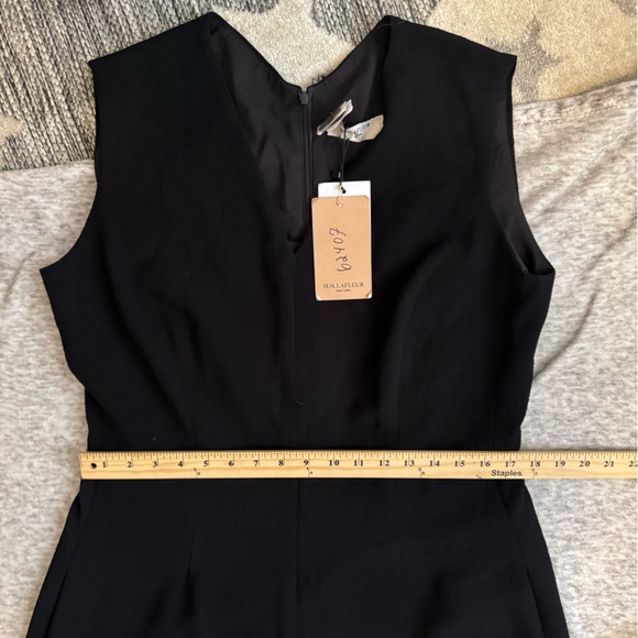 MM. LaFleur Black Sleeveless Wide-Leg Jumpsuit - Picture 3 of 9